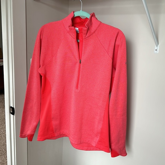 NWT Columbia Pullover Colorblock Pink 1/2 Zip Light Weight Size L - Picture 6 of 7